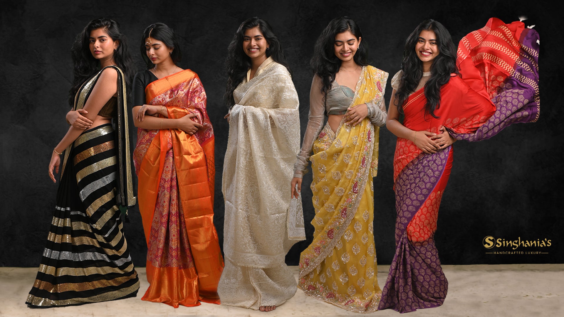 Yellow Wedding Saris 2023: Shop Haldi Function Yellow Sarees
