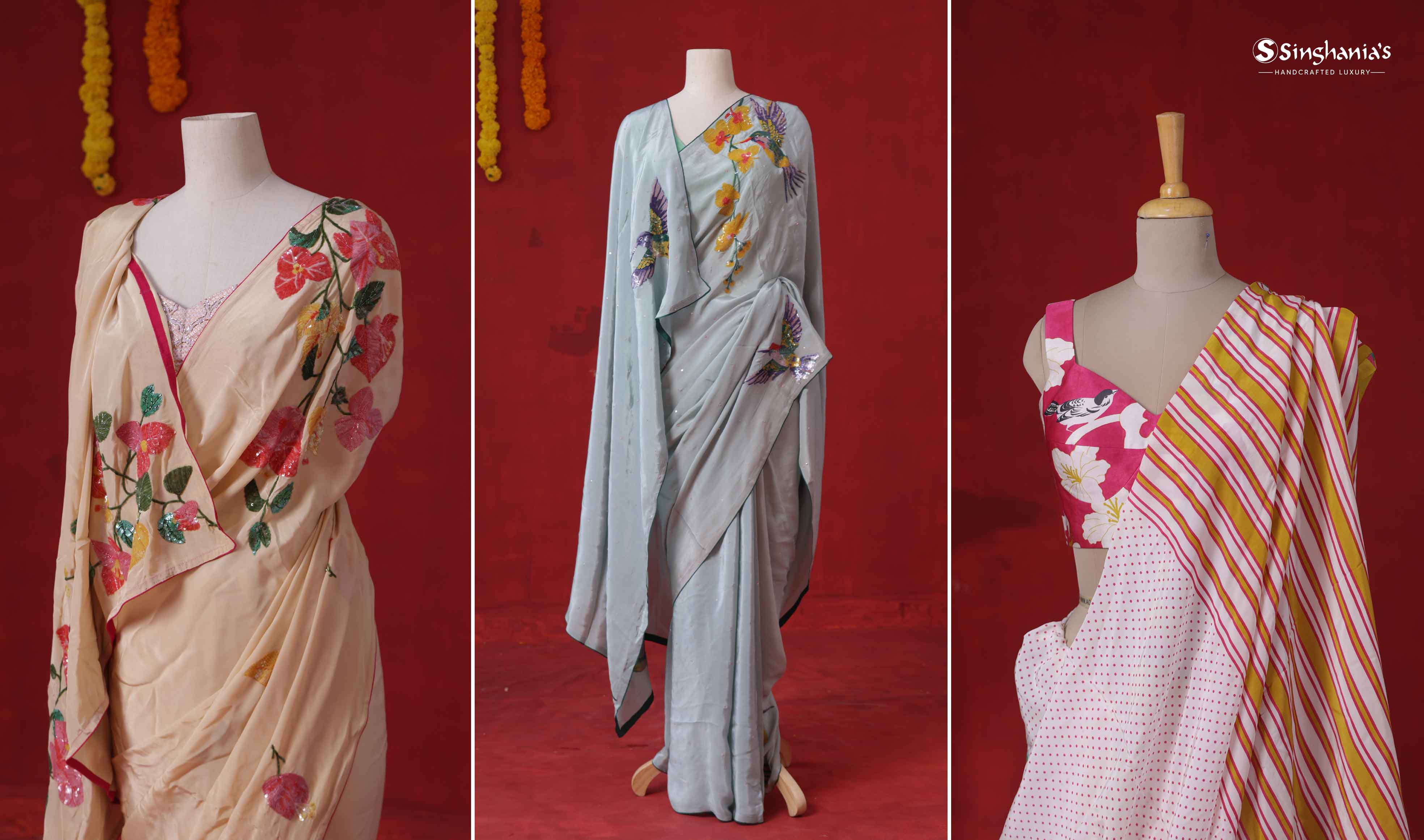 Bold and Beautiful: Experimental Saree Designs that Stole the Show in 2023