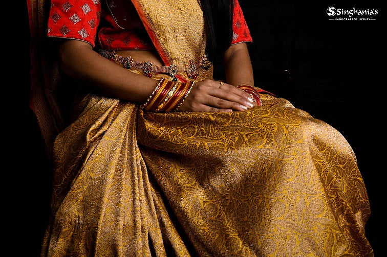 BEST BANARASI SAREE FOR DAY WEDDING FUNCTIONS – Singhania's