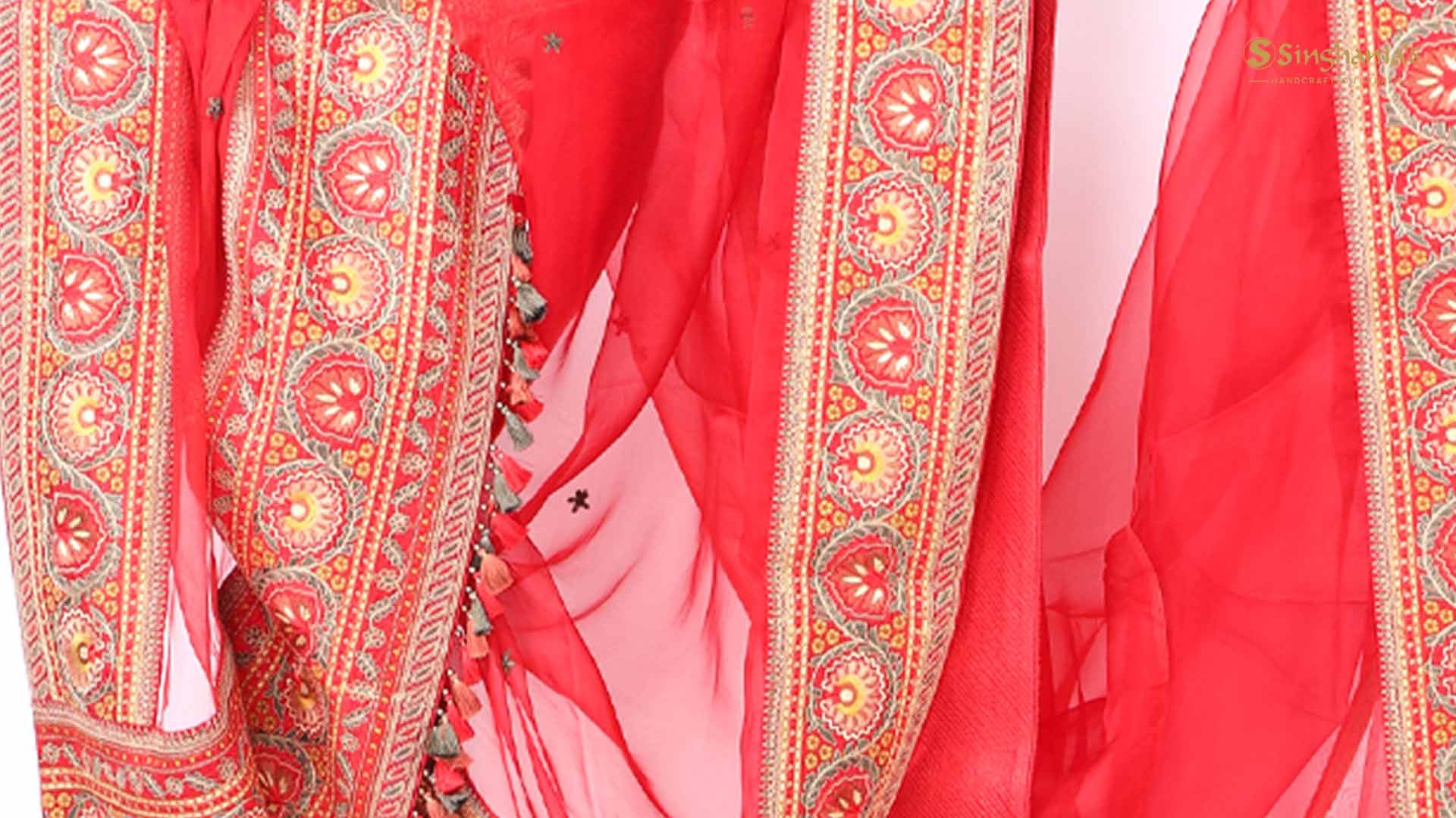 A COMPLETE STORY OF HAND-WORK EMBROIDERY SAREE