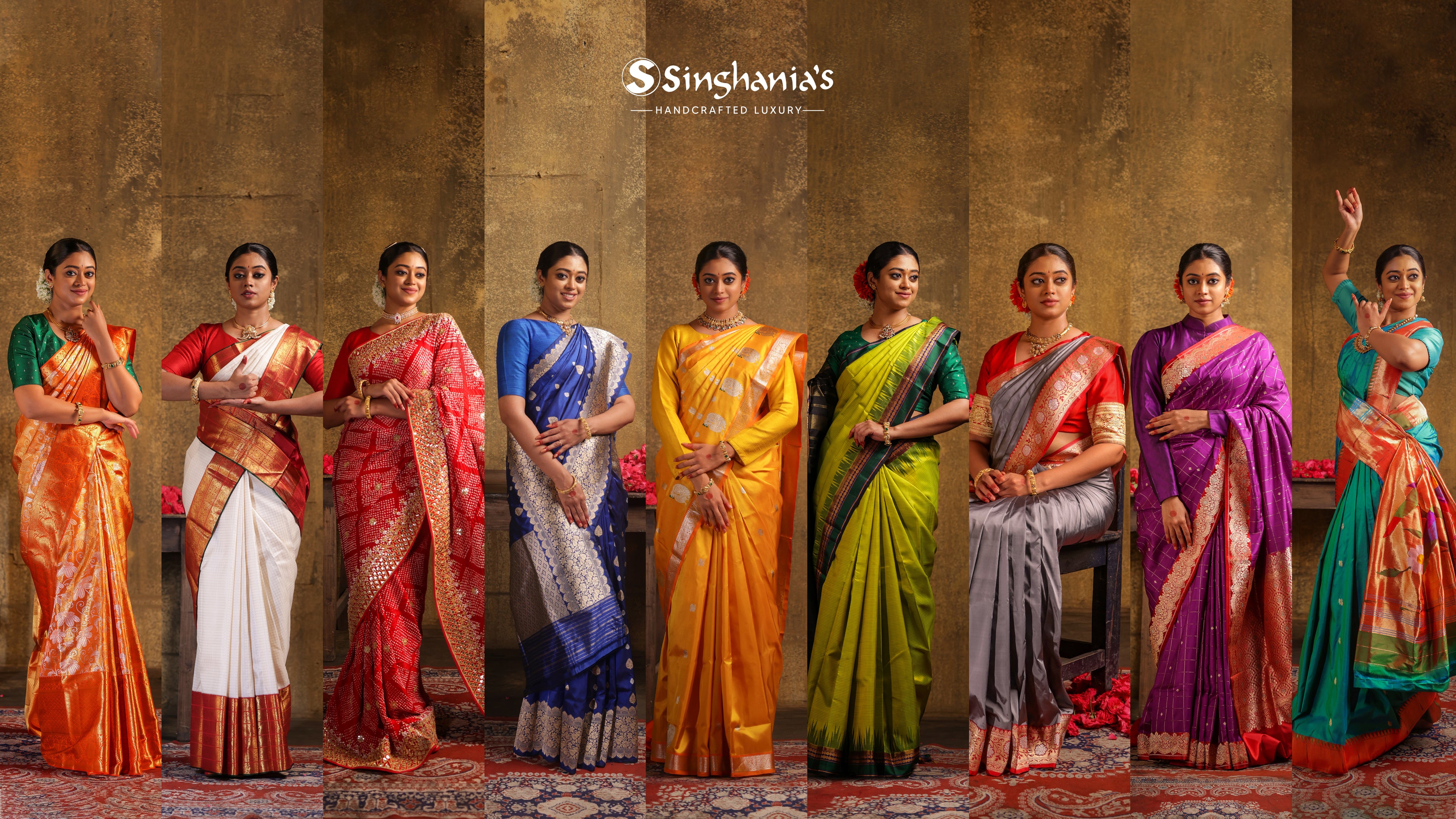 9 Navratri Saree Colors | Significance & Styling Tips | Singhania's