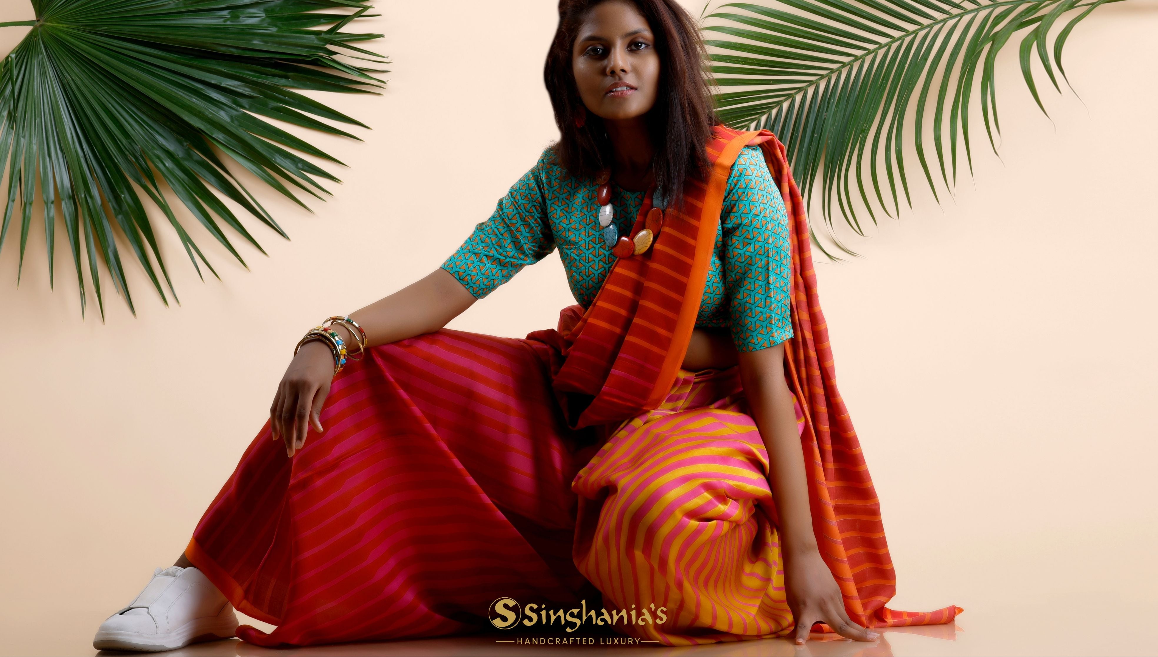 Styling Saree with Sneakers: A Modern Twist to Traditional Elegance