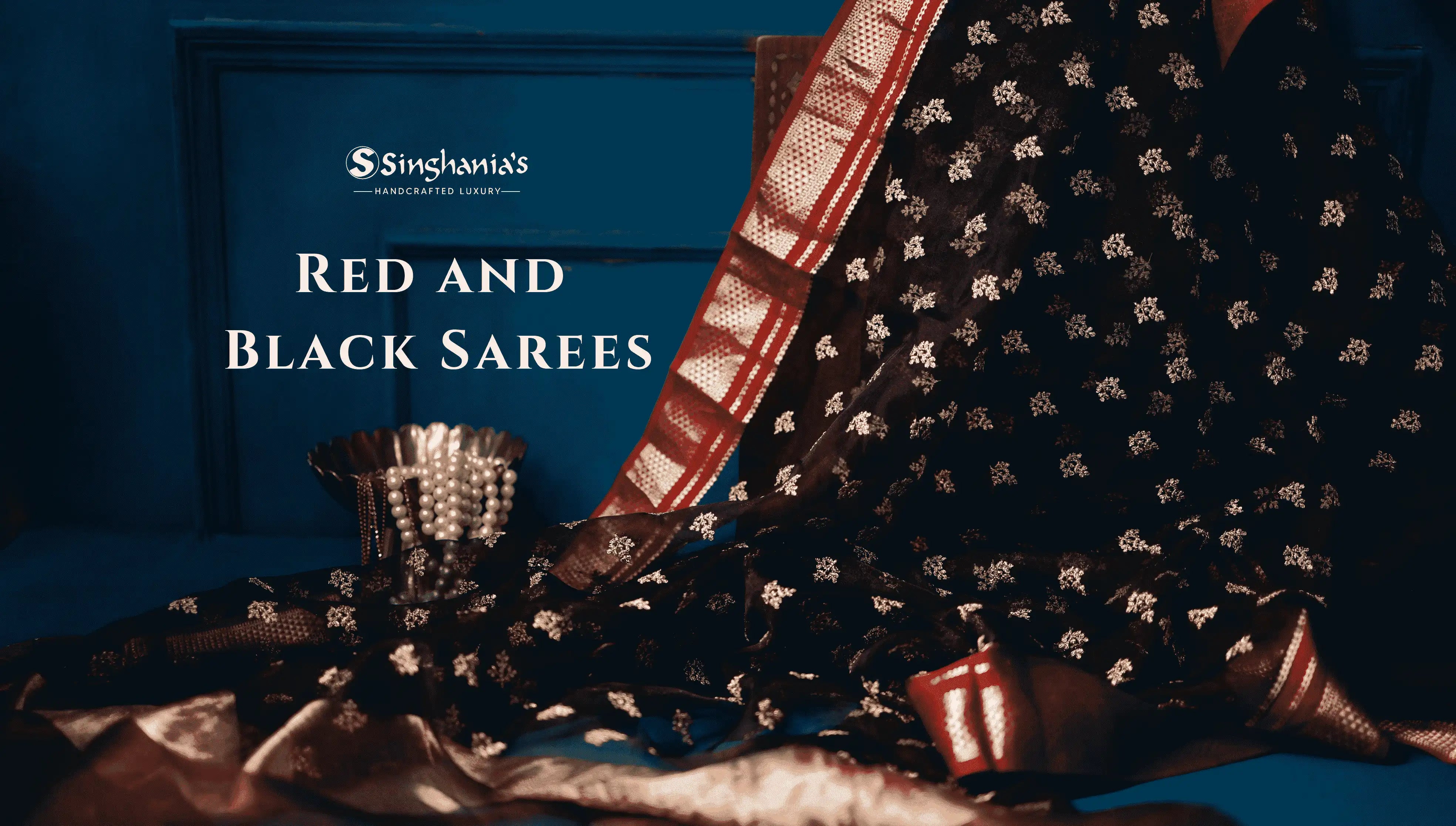 Red and Black Sarees: Redefining Trendy Fashion