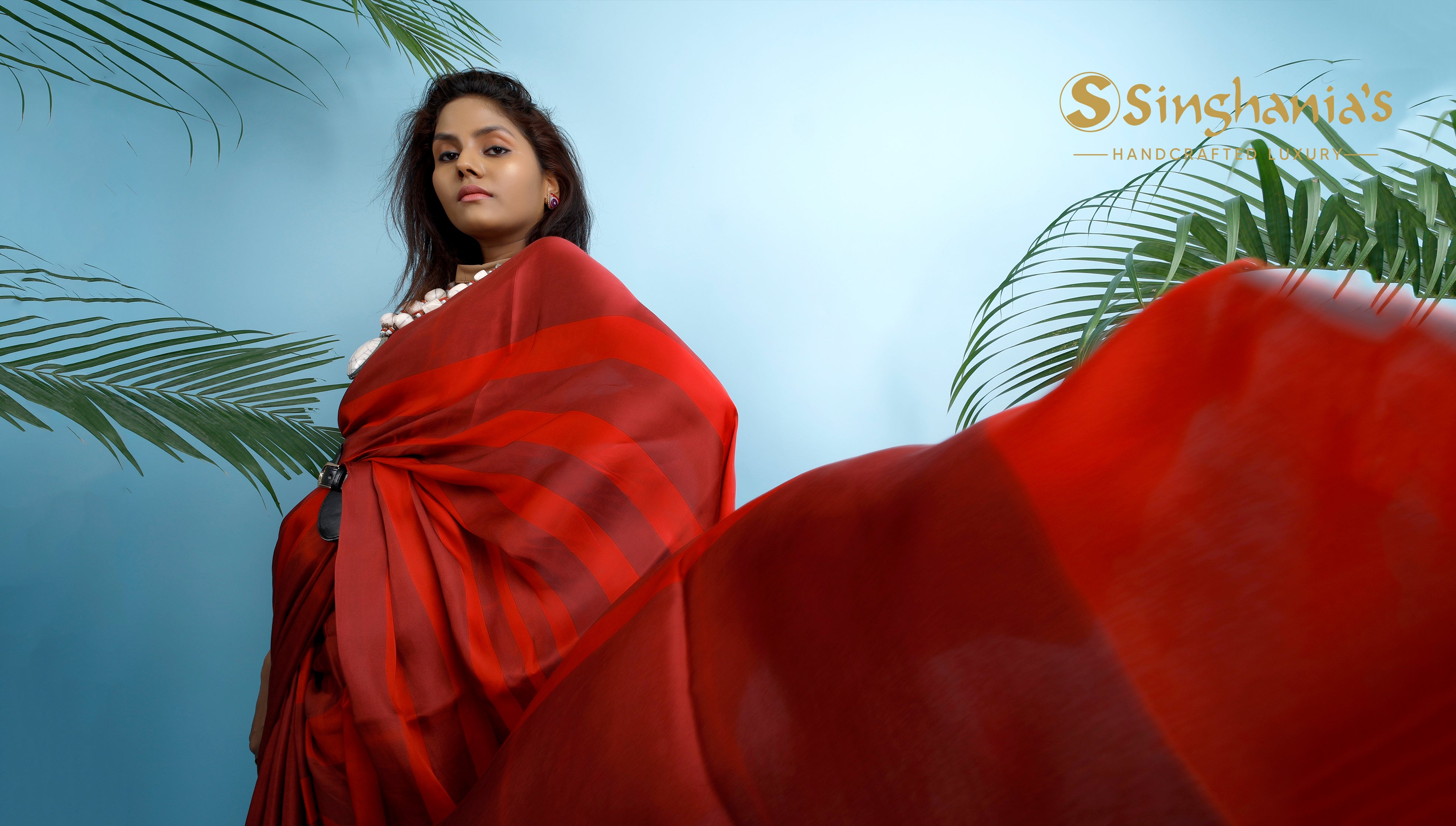 Exploring the Elegance of Satin Sarees: Material, Weaves, and Styling Tips