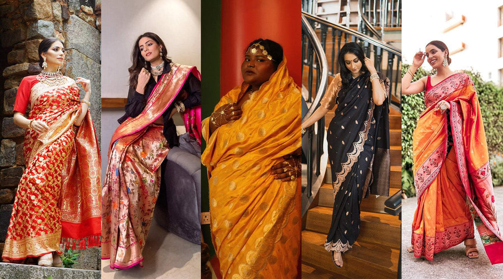 Meet Your Favourite Influencers Draping Singhania's Banarasi – Singhania's