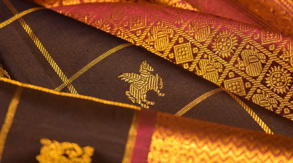 Hand-painted Pichwai Art Silk Saree - VS00174 – Vipakka | Wear A Story |  Saree, Saree designs, Art silk sarees