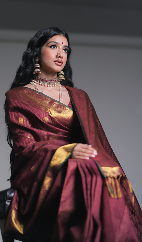 Sarees From 7000 - 10000 | Cotton, Silk | Handloom Sarees – Avishya.com