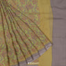 Medium Spring Bud Printed Chiffon Saree With Floral Pattern