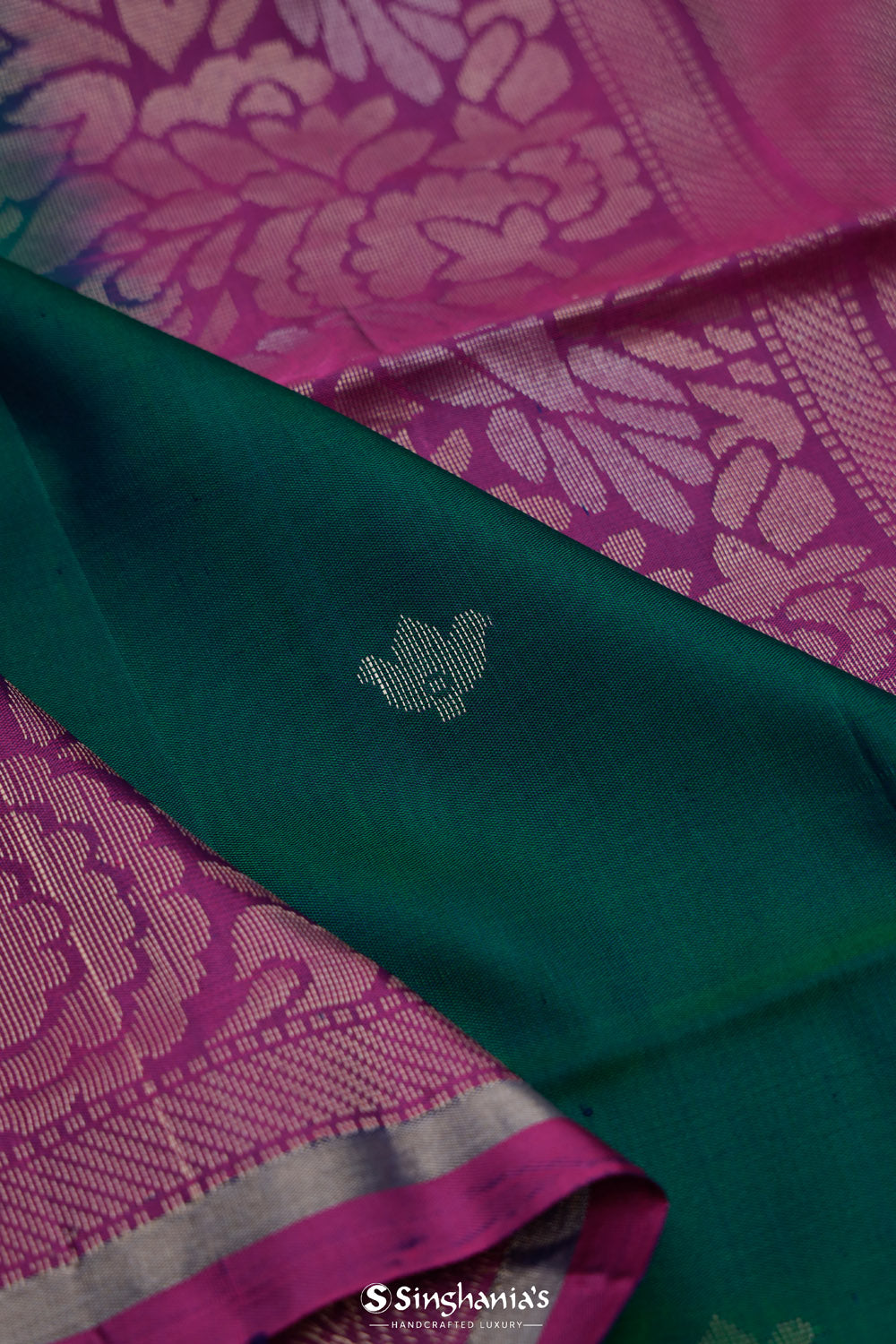 Bright Pink Soft Silk Saree