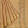 Canvas Brown Kota Saree With Foil Print