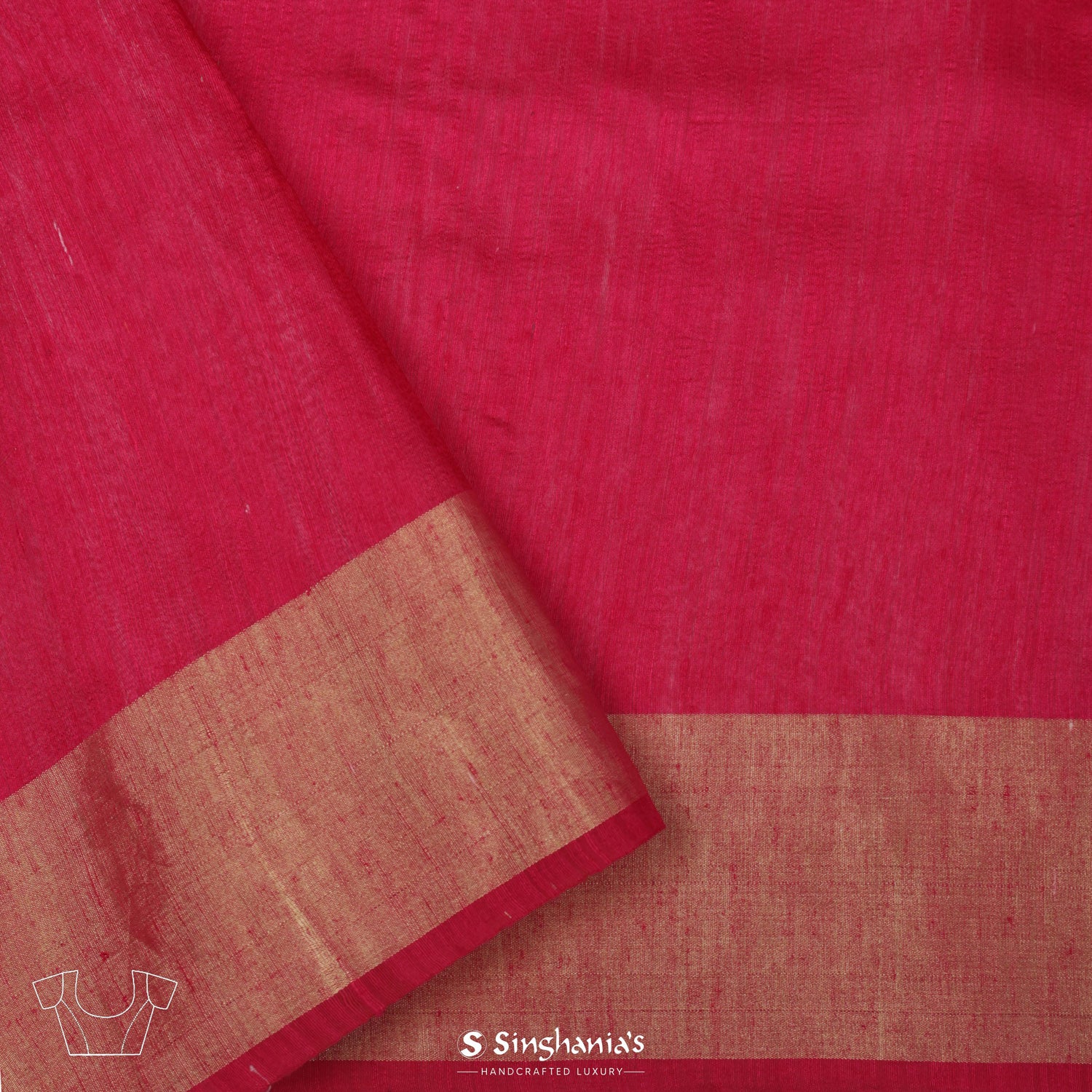 Pink Multicolur Matka Silk Saree With Floral Butta Weaving