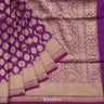 Mauveine Purple Silk Saree With Banarasi Weaving