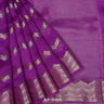Palatinate Organza Saree With Banarasi Weaving