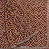 Dark Brown Printed Silk Saree With Bandhani In Grid Pattern