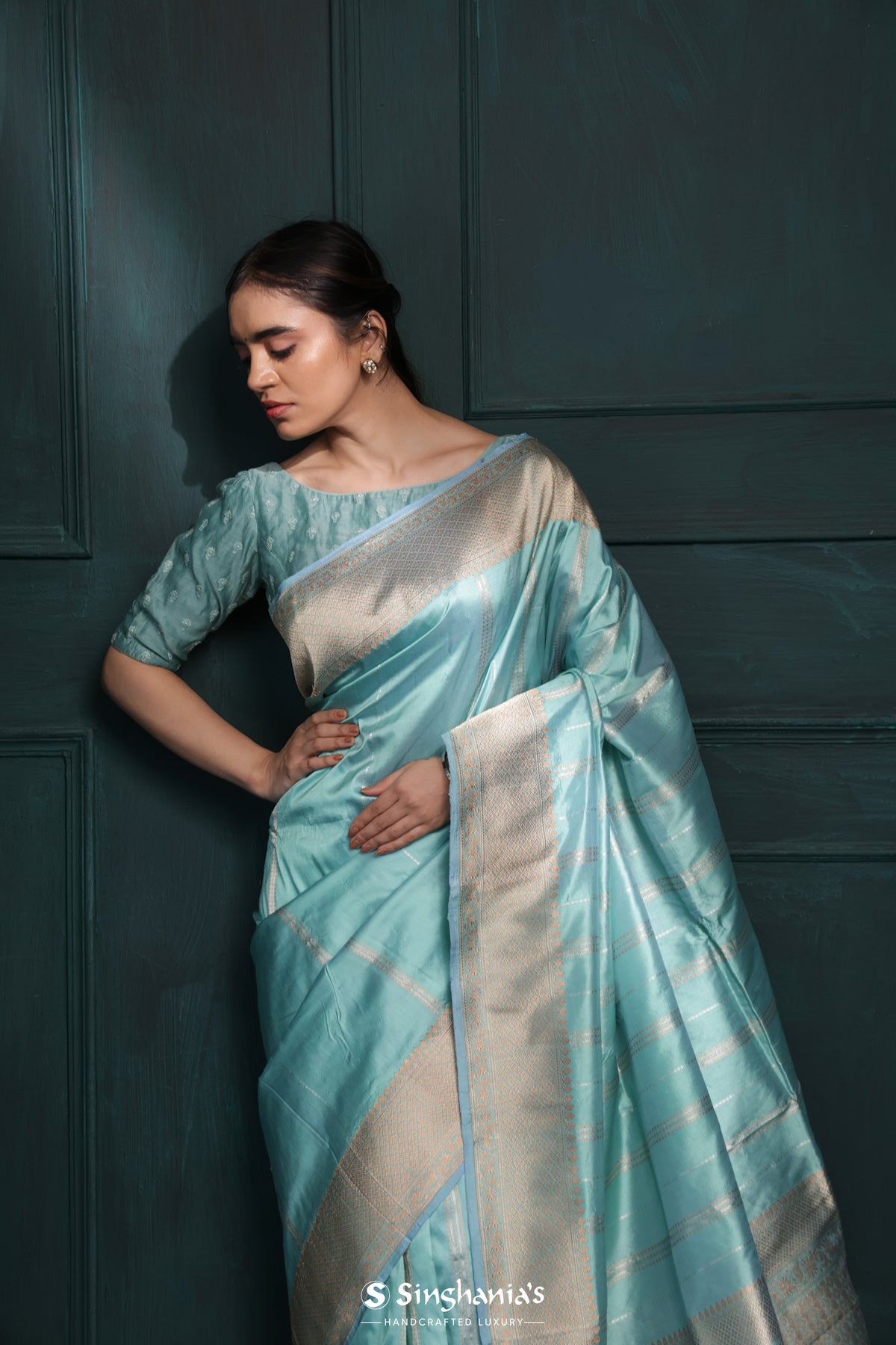 banarasi silk saree ka blouse