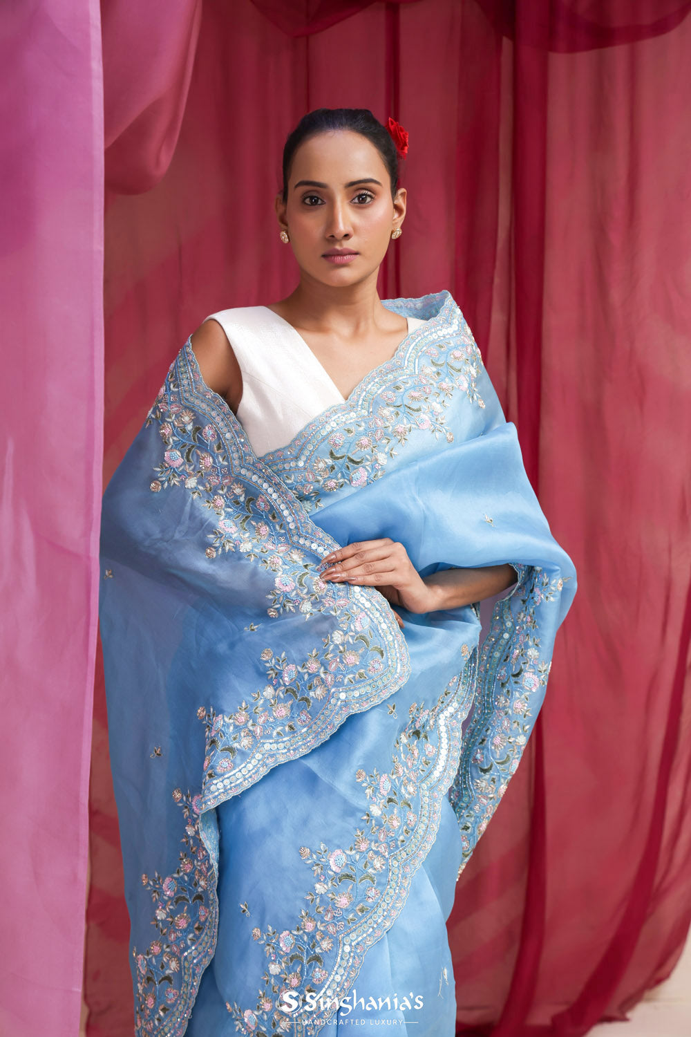 Shop Latest Designer Party Wear Sarees Online Page 5 Singhania s