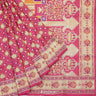Blush Pink Silk Saree With Banarasi Weaving