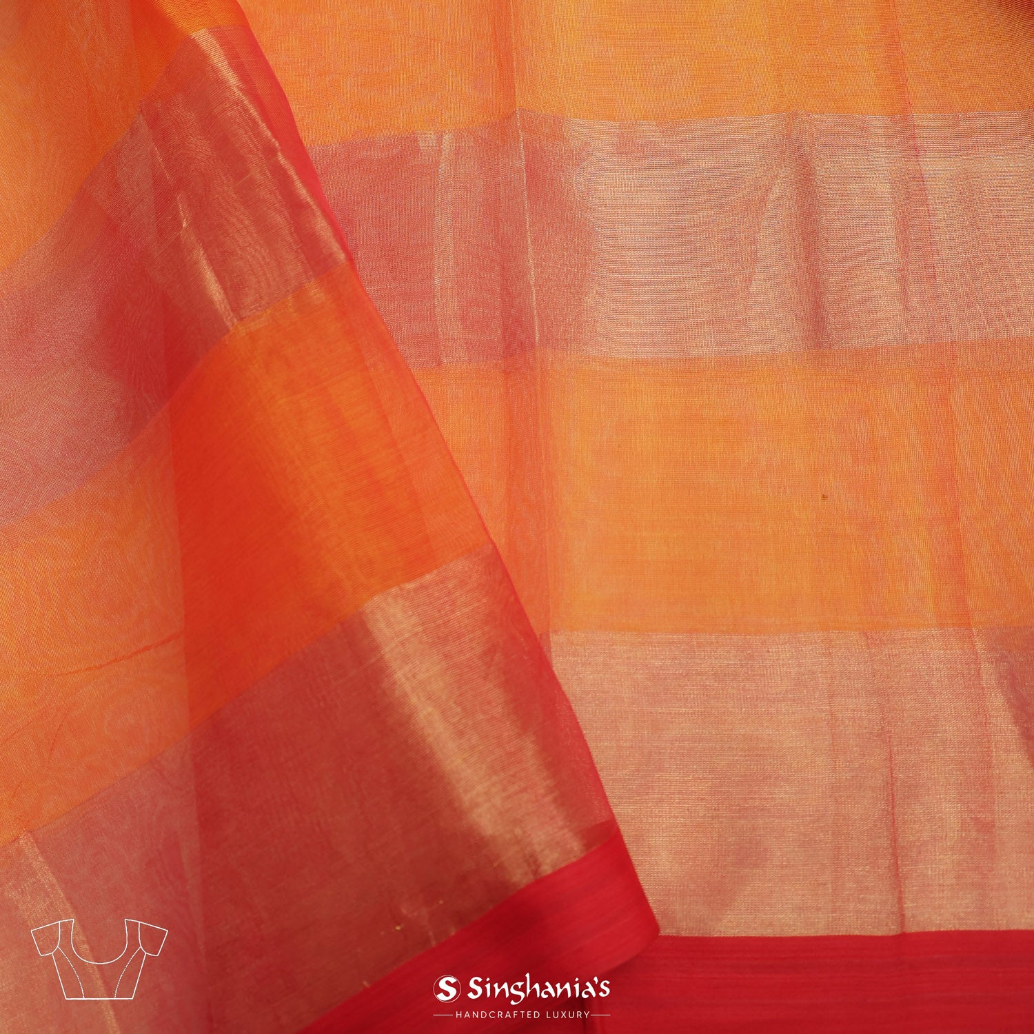 Pastel Pink Printed Organza Saree With Floral Butti Pattern