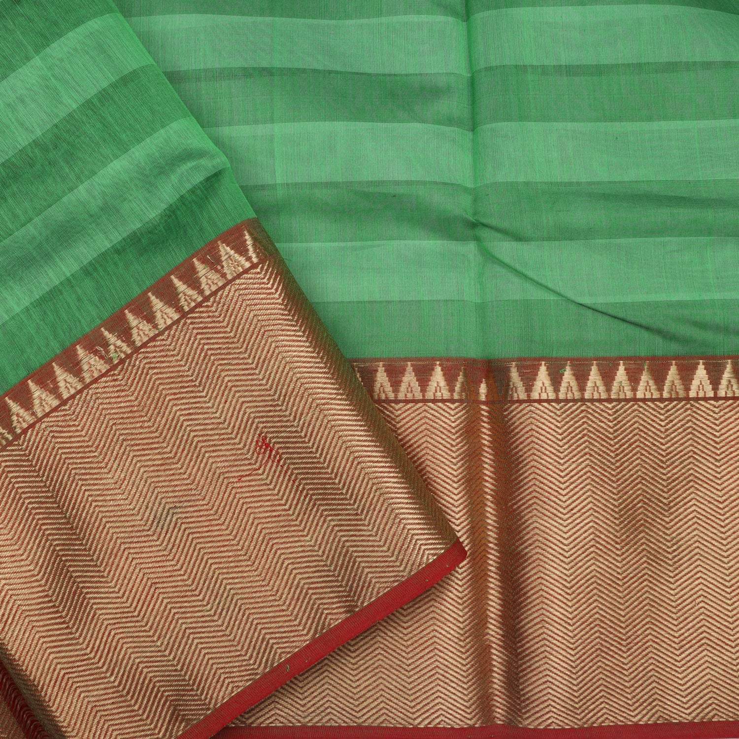 Multicolor Chanderi Saree With Checks Pattern - Singhania's