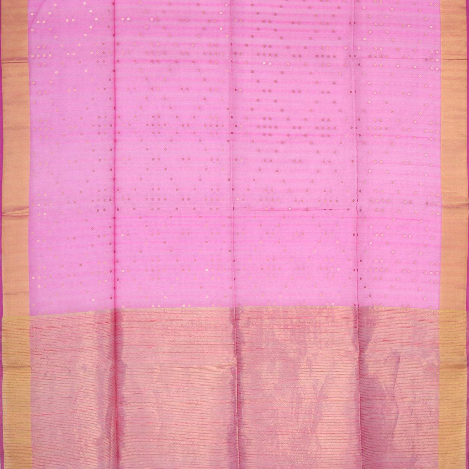 Bright Pink Matka Tussar Saree - Singhania's