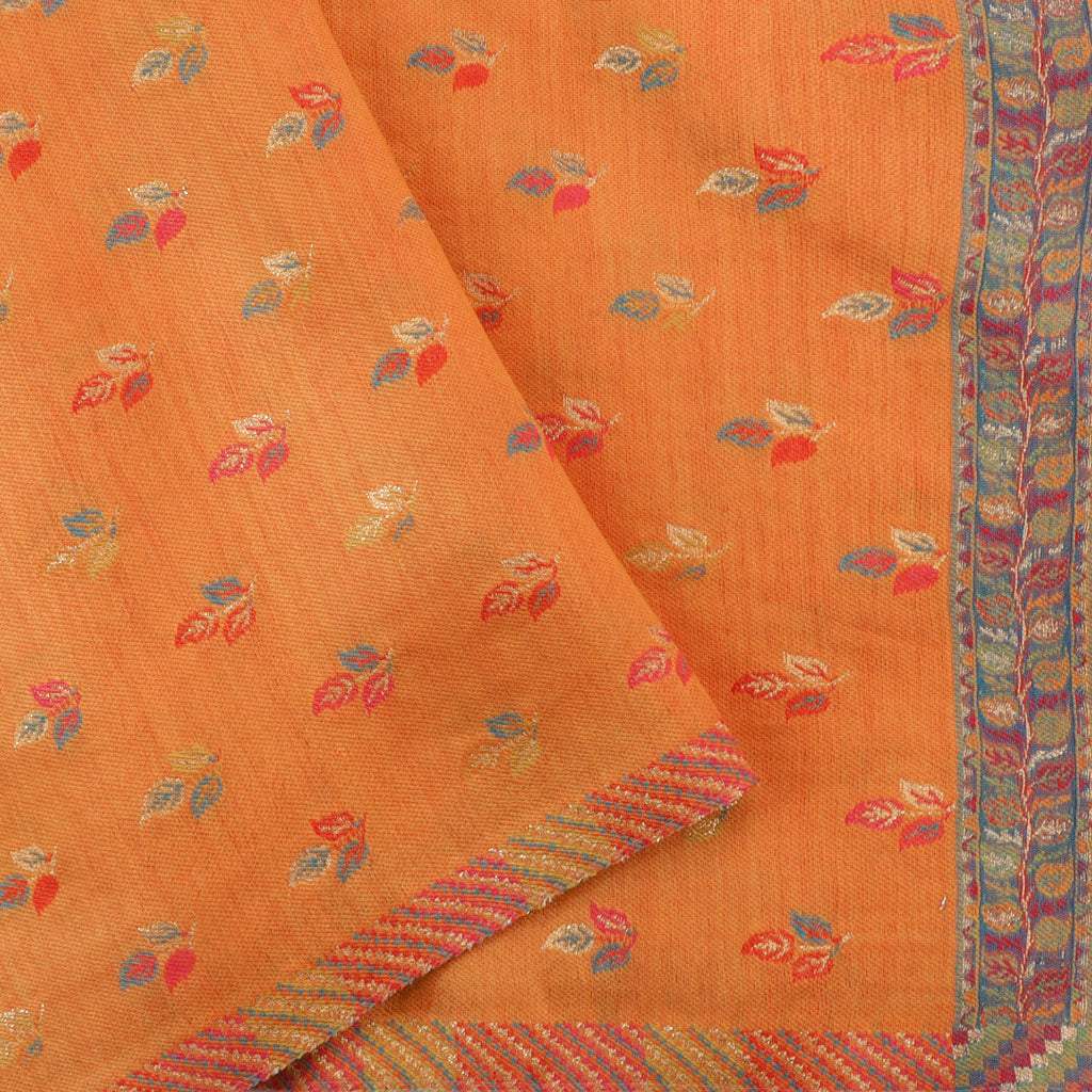 Ruby Pink Kani Silk Handloom Saree With Jaal Design - Singhania's