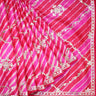 Pink Embroidered Tussar Saree With Gota Patti - Singhania's