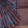 Multicolor Printed Tussar Saree - Singhania's