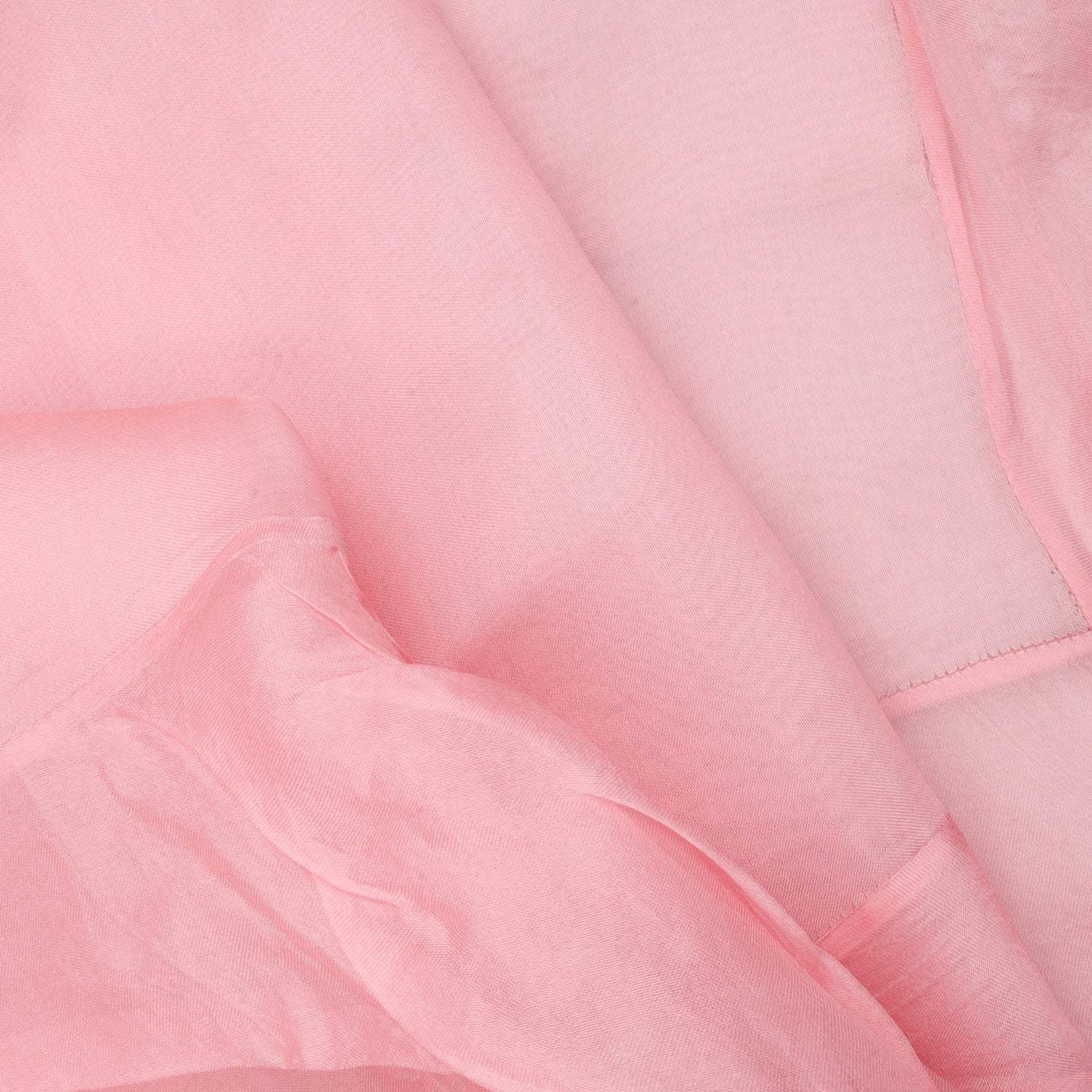 Pastel Candy Pink Organza Saree - Singhania's