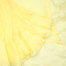 Butter Yellow Chiffon Saree - Singhania's