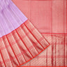 Pastel Purple Kanjivaram Silk Saree - Singhania's