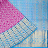 Pink Kanjivaram Silk Saree With Interesting Pattern