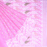 Pastel Pink Soft Net Saree With Interesting Pattern
