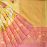Yellow Kota Saree With Pure Zari - Singhania's