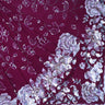 Deep Magenta Georgette Saree With Sequin Embroidery - Singhania's
