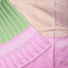 Kelly Green Tissue Kanjivaram Silk Saree - Singhania's