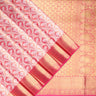 Pink Kanjivaram Silk Saree With Floral Motif Pattern