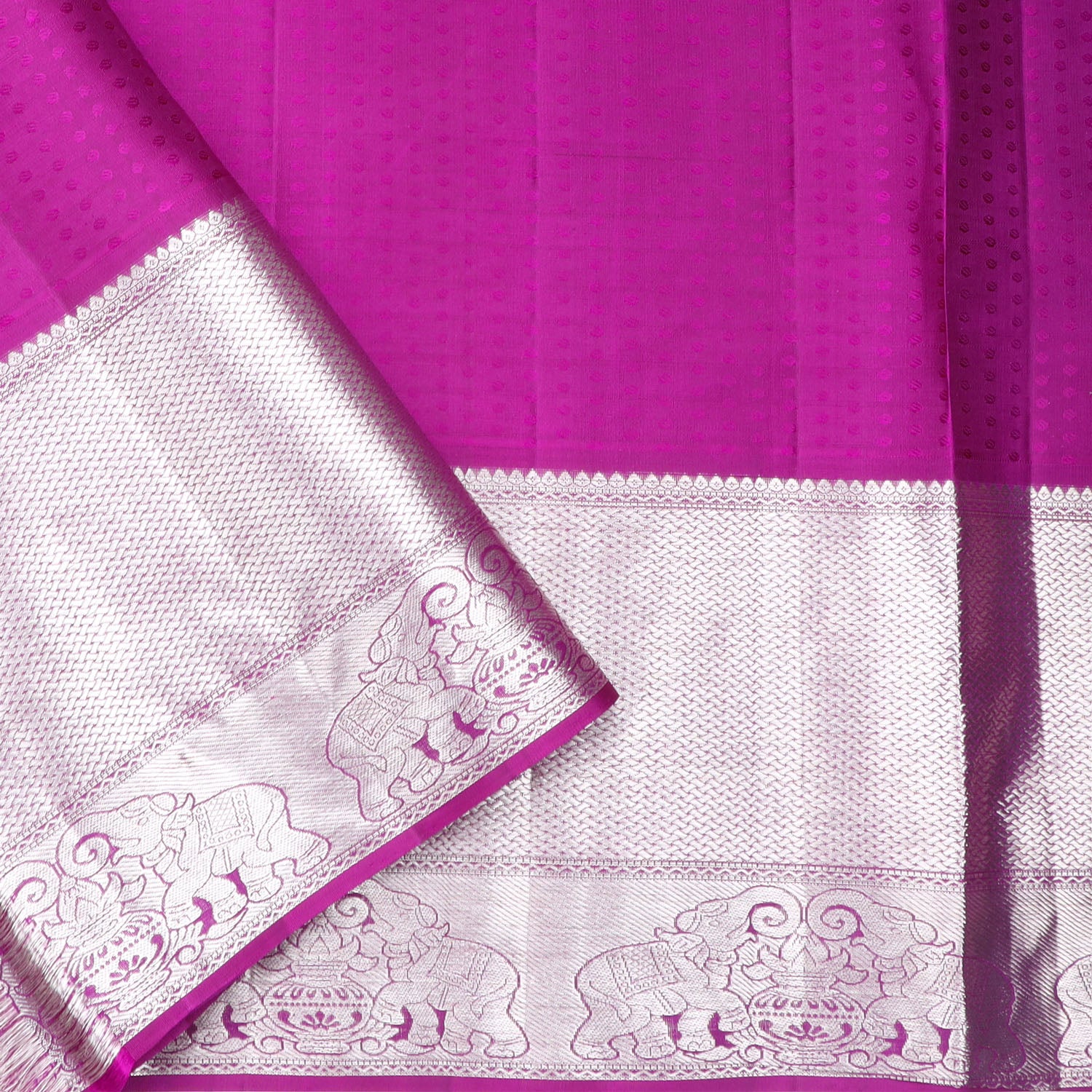 Light Blue Tissue Kanjivaram Silk Saree With Floral Jaal Design
