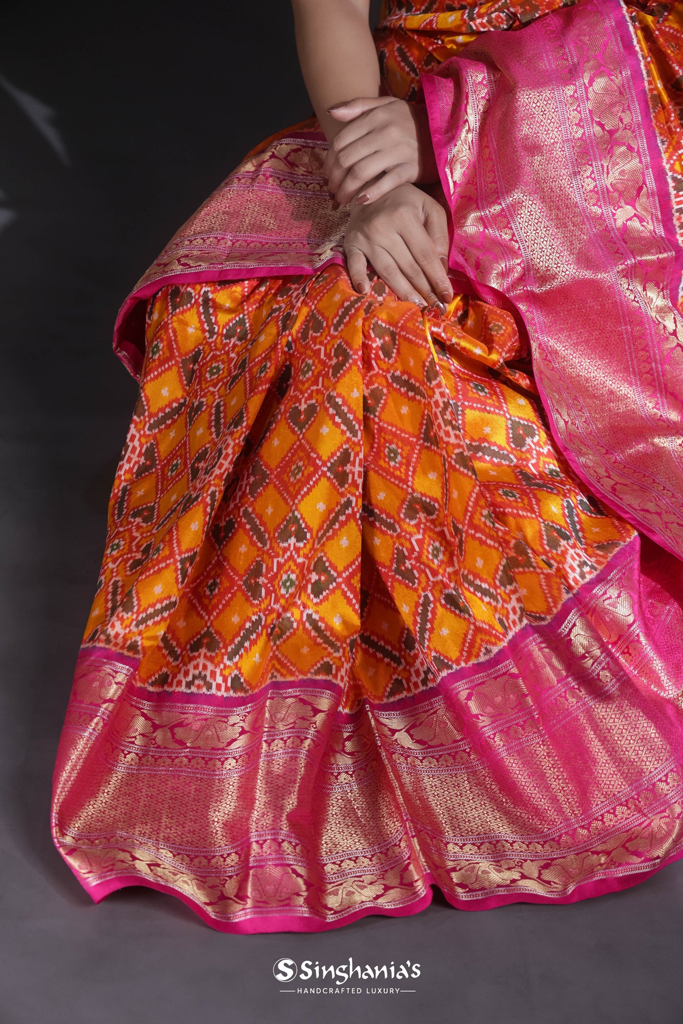 Ikkat silk clearance sarees online