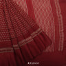 Prismatic Red Printed Chanderi Silk Saree With Bandhani Butti Pattern