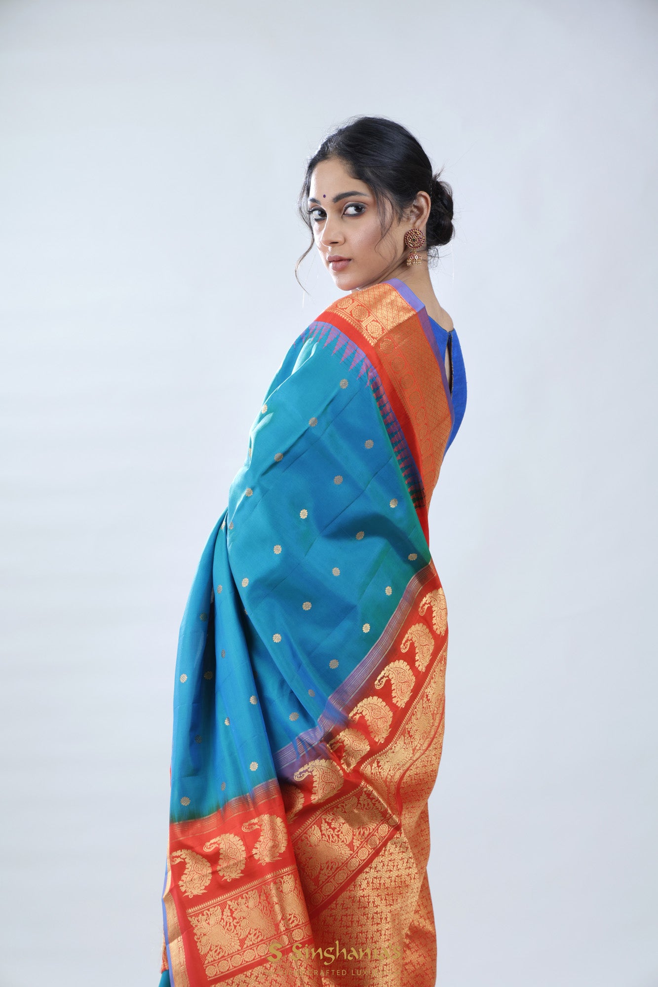 Gadwal Cotton Silk Saree – Sudarshansarees