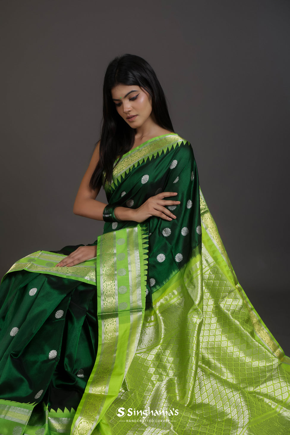 Buy Venkatagiri Silk Sarees Online | Singhania's