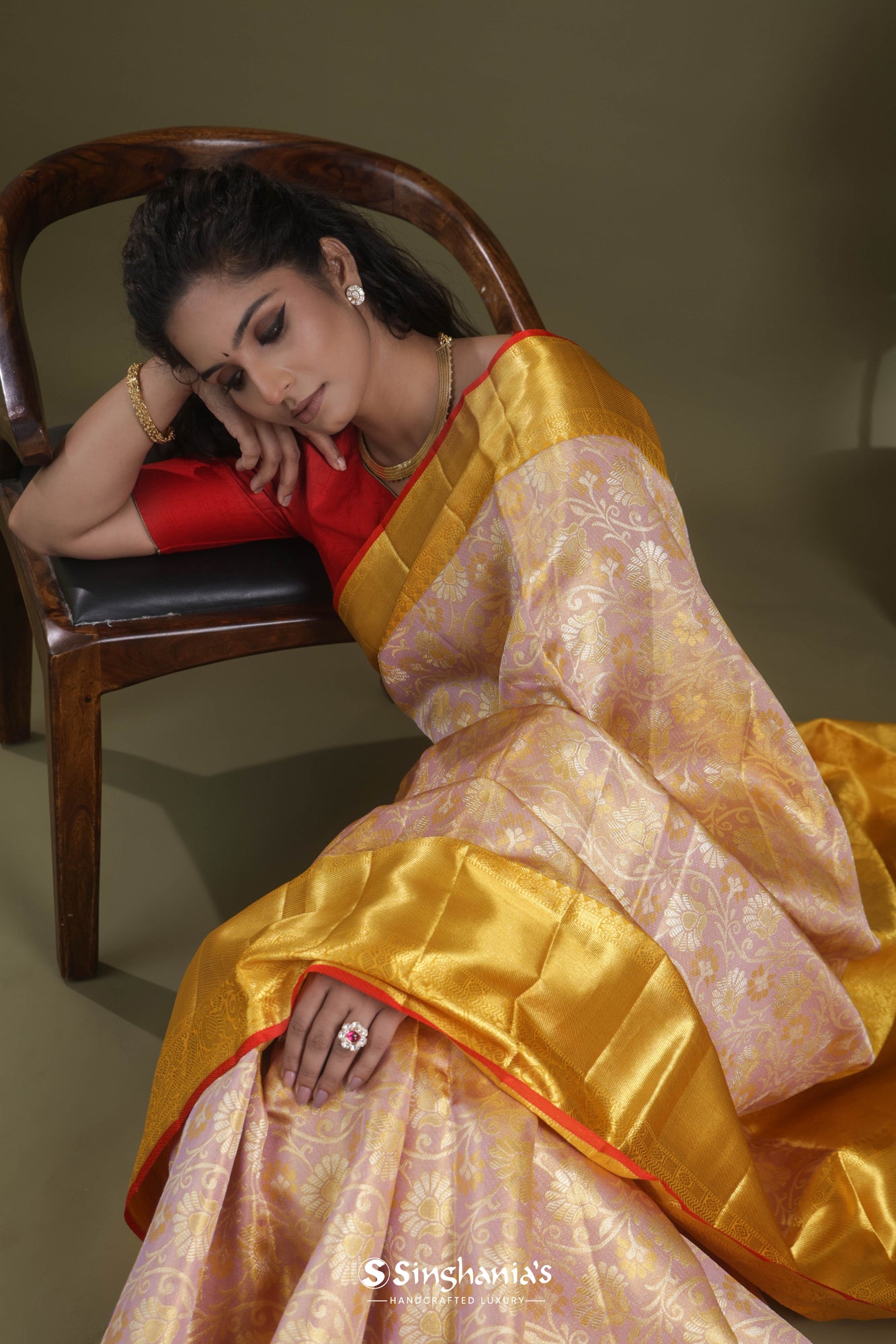 25 Golden Saree Blouse to further enhance your Look