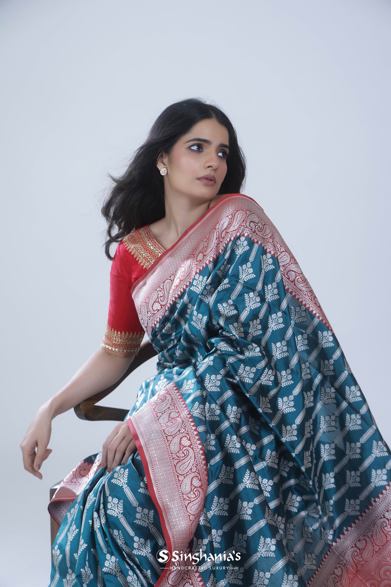 Buy Pure Banarasi Georgette Sarees Online at Best price Tagged 