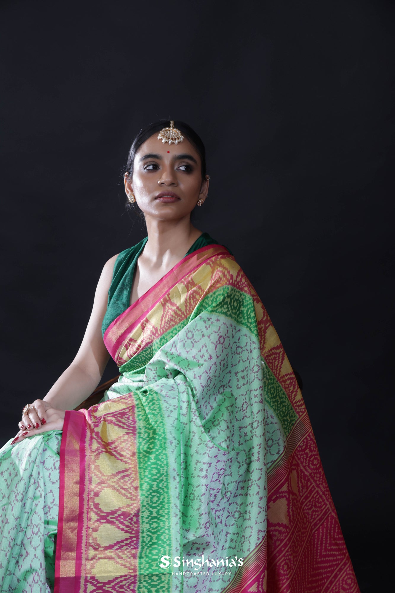 Ikkat silk outlet saree online