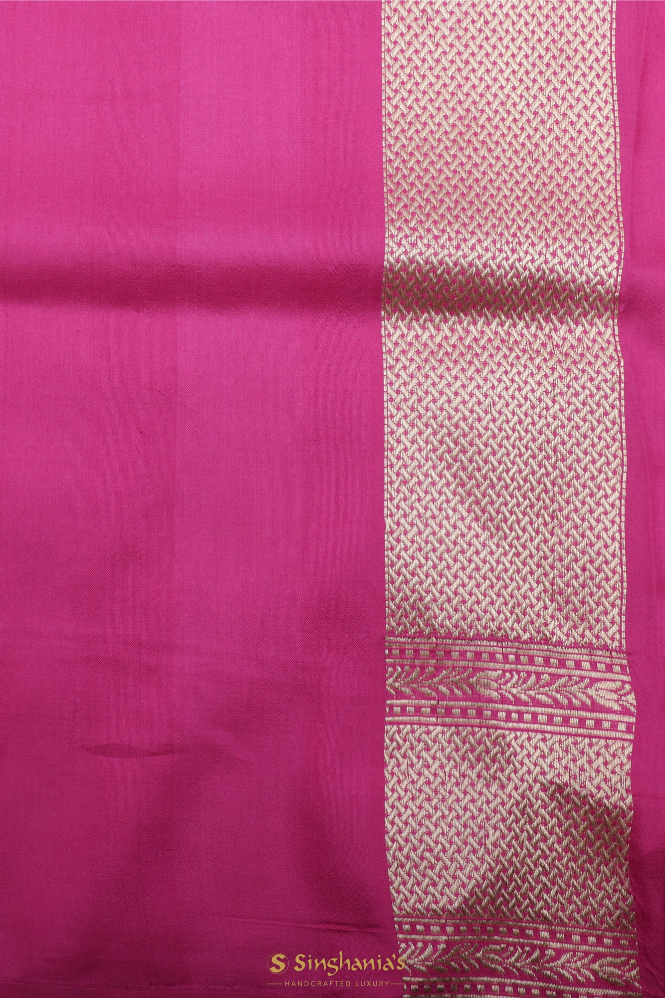 Buy Sandal with Pink Color Khadi Silk Saree With blouse piece at Amazon.in