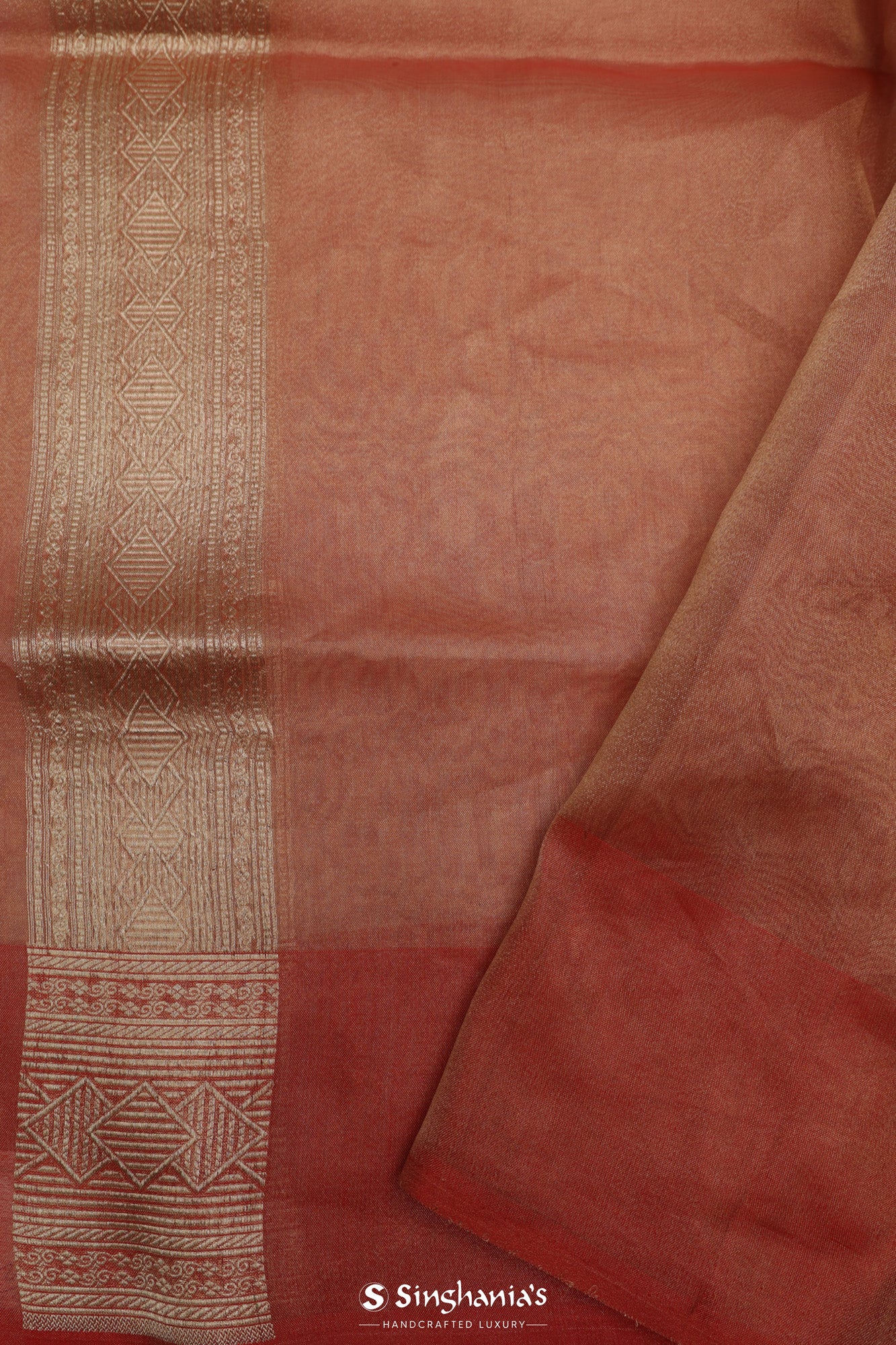 Pale Purple Tissue Organza Banarasi Saree
