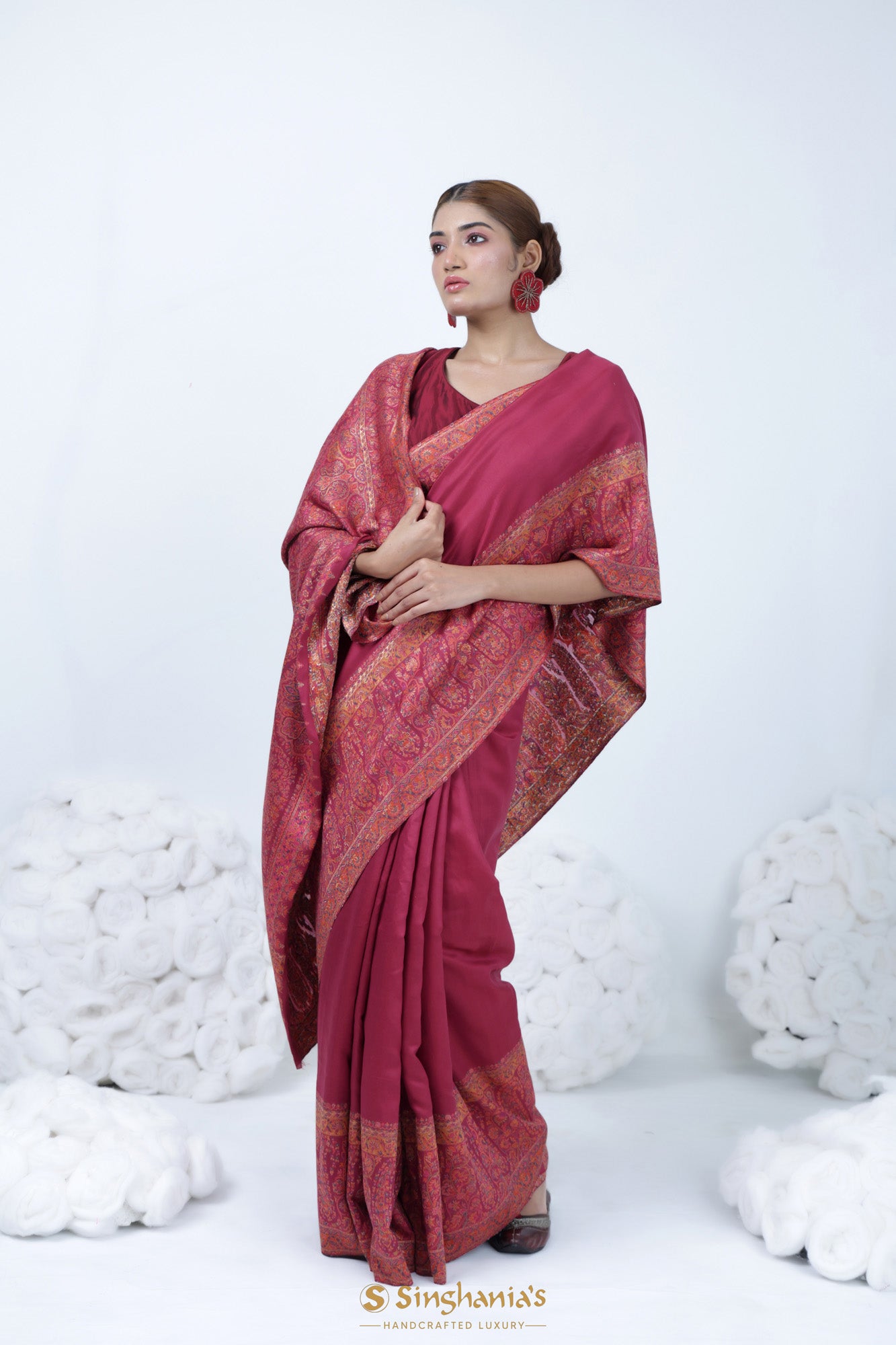 Original Pure Pashmina Silk Sarees Online Shopping for Wedding | SALE –  Sunasa