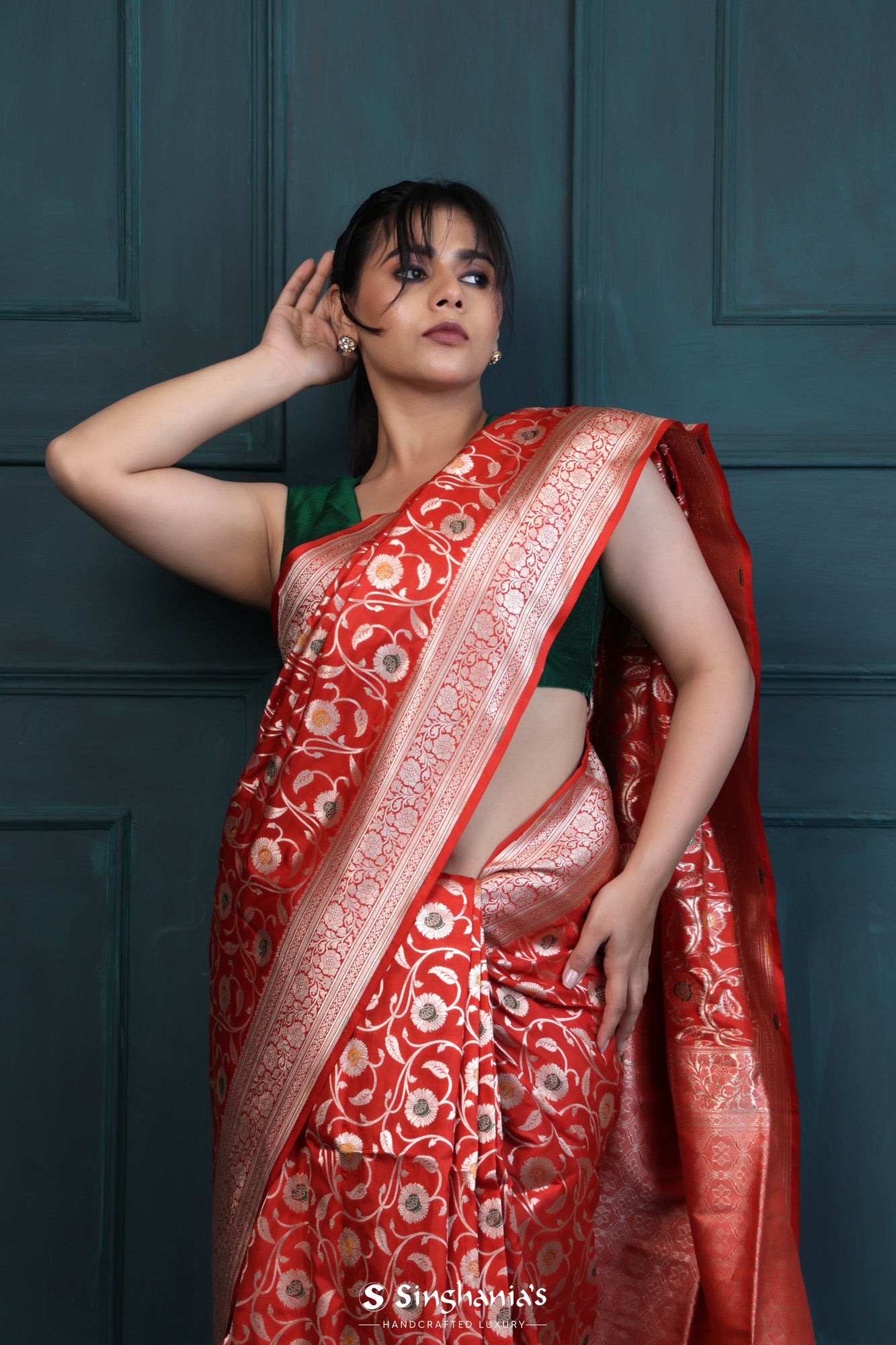 Buy Multi Color Silk Cotton Woven Jamdani Saree For Women by Samyukta Singhania  Online at Aza Fashions.