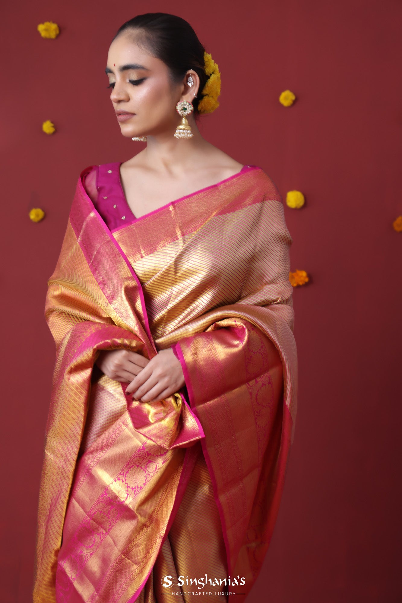 New Arrival Kanchipuram Silk Saree Beautiful Rich Pallu and Jacquard Work  All Over Saree Contrast Blouse With Exclusive Jacquard Border - Etsy | Art  silk sarees, Beautiful saree, Party wear sarees